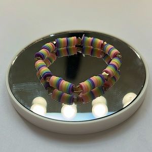 Handmade clay bead bracelet!!